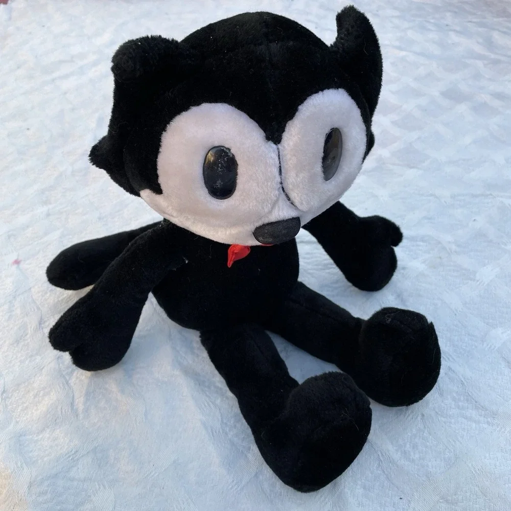 RARE Felix The Cat Productions Plush Red Bow Tie Large 12